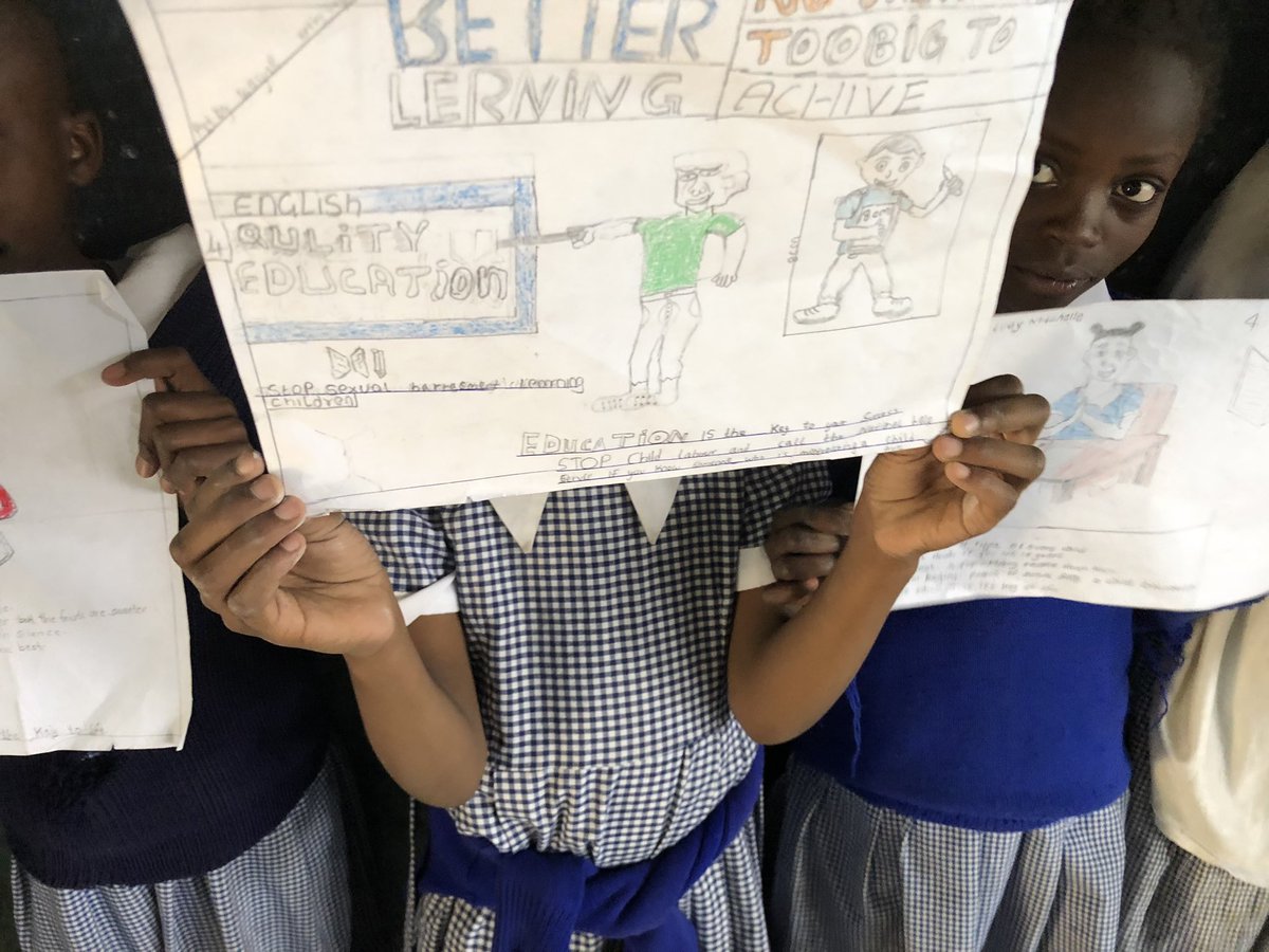 Racheal_Vichey's tweet image. Some of the amazing moments when learners took part in art work on SDG4 #GlobalGoals @msgeogteacher 
#TeachingSdgs