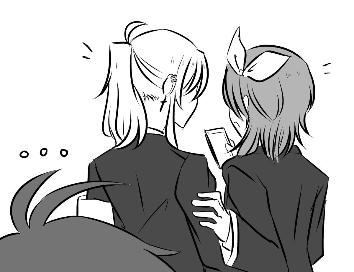 Em_rynn's tweet photo. High school AU with your favourite third wheel squad. 

#eujean https://t.co/lvuckJlo0t
