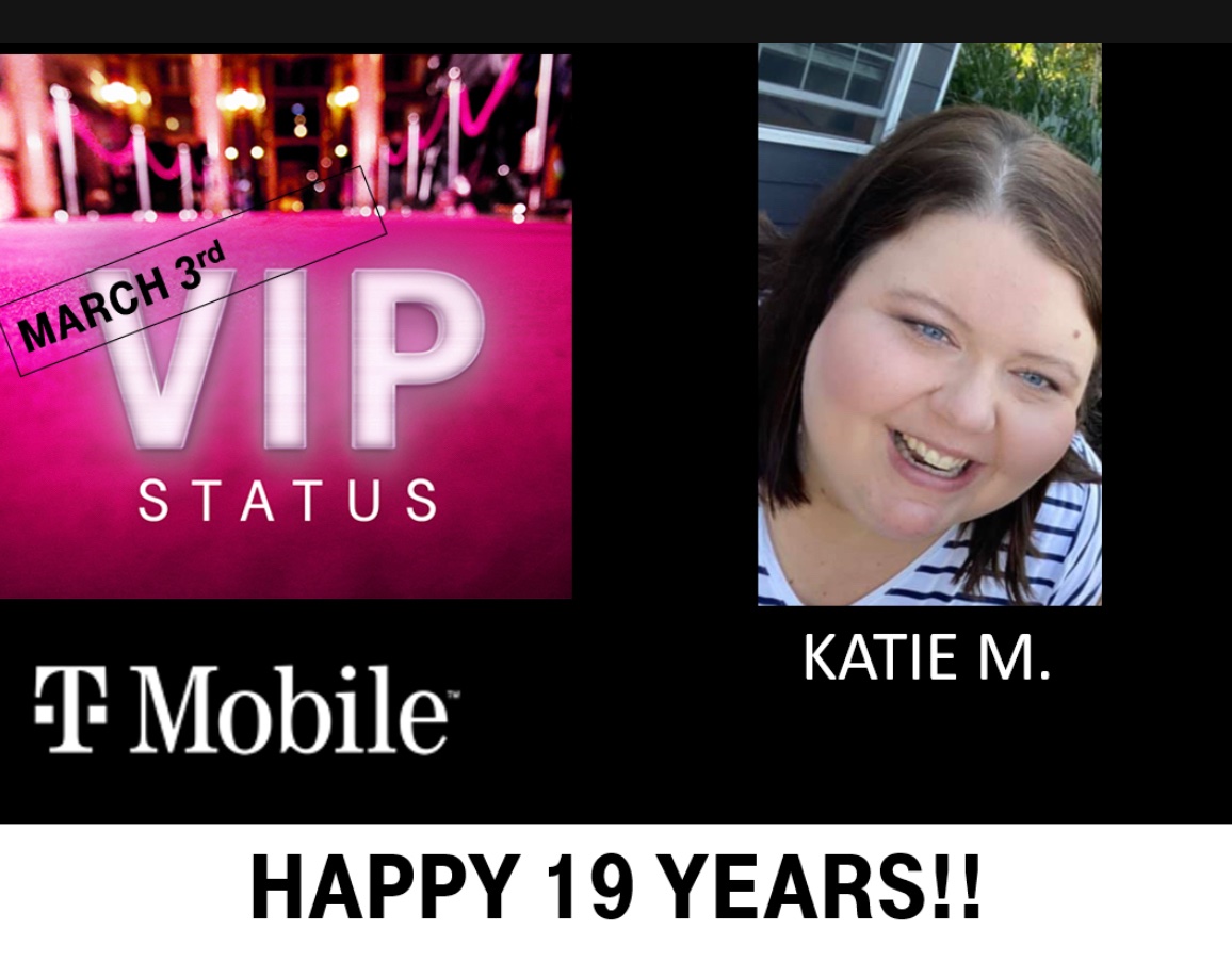 Happy Magentaversary, Katie! We appreciate you and all you’ve done over the last 19 years!