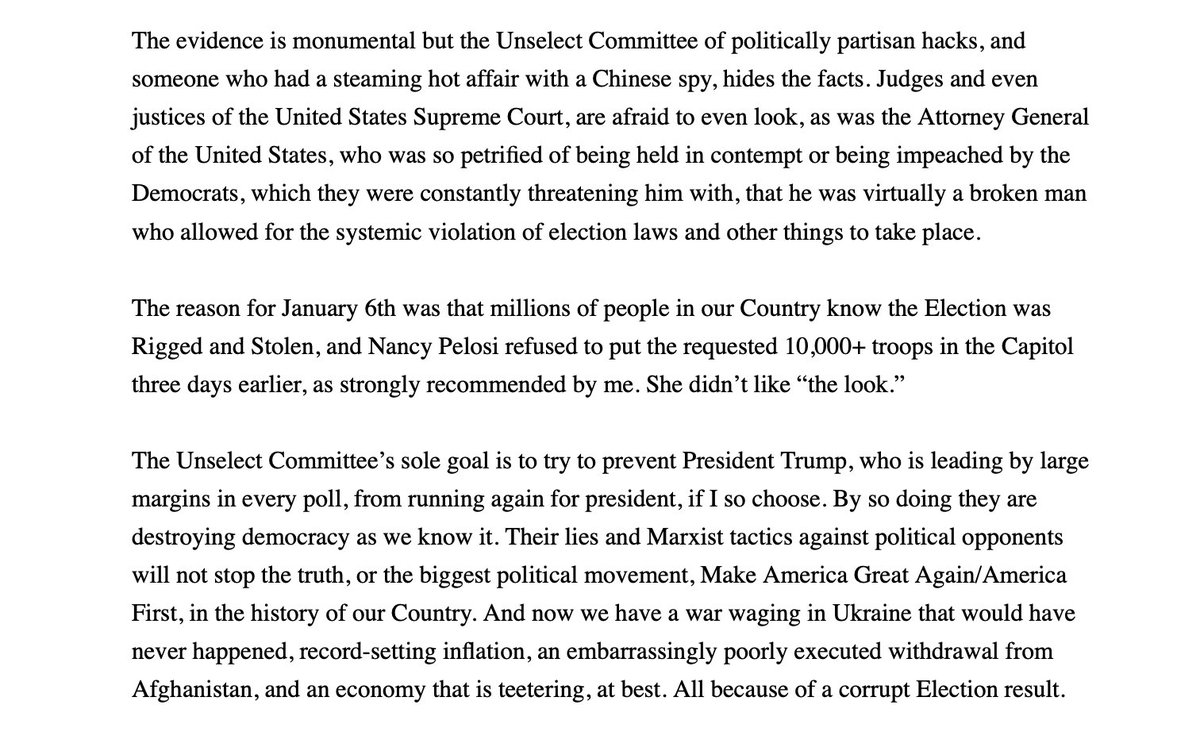 Liz Harrington tweet media