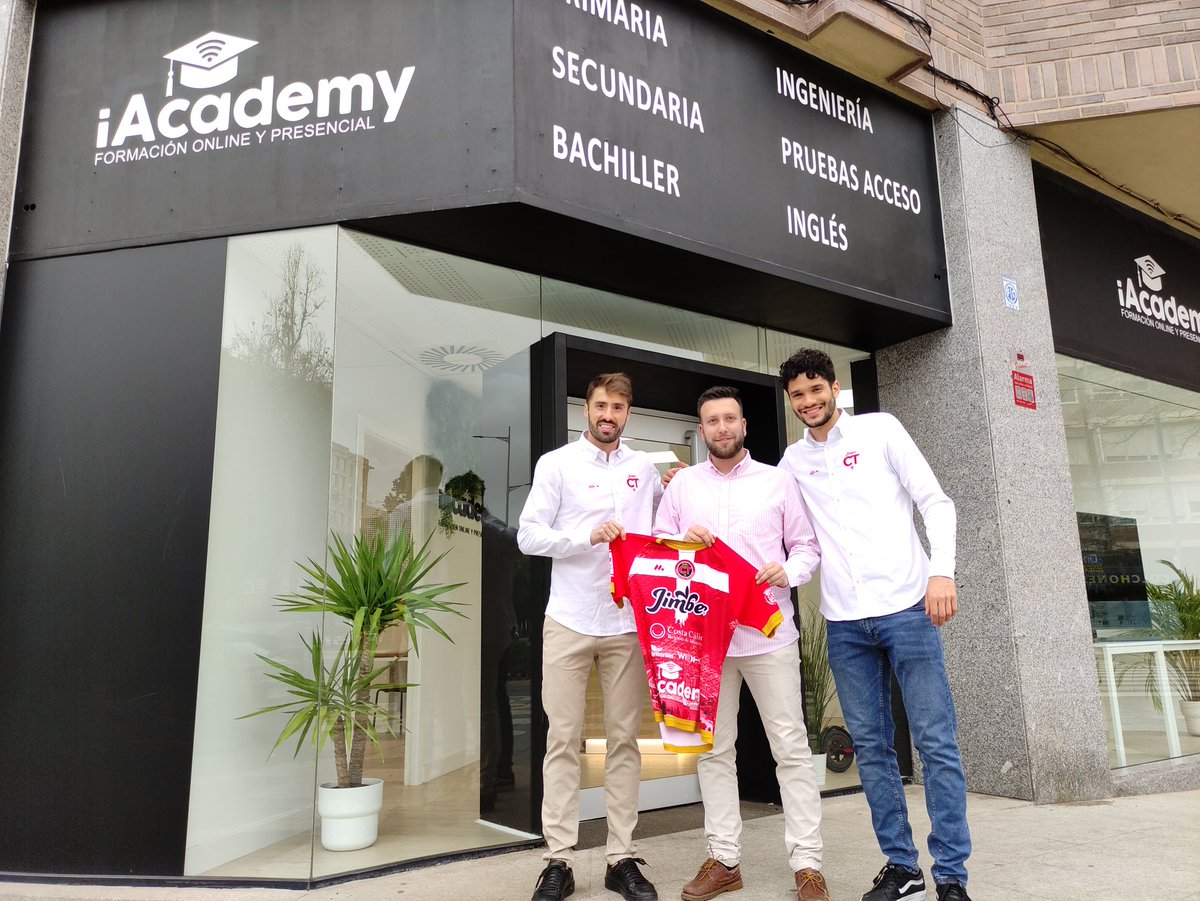 JimbeeCartagena's tweet photo. BASES| La academia más revolucionaria 🔝 de Cartagena aterriza en el fútbol sala 📚💻

 ¡Encantados de que nuestro cadete autonómica cuente con el apoyo de @iAcademy__ ! 

¡Gracias por uniros a la familia de  @JimbeeCartagena! 

#SomosUno https://t.co/sl9rZvDtw2