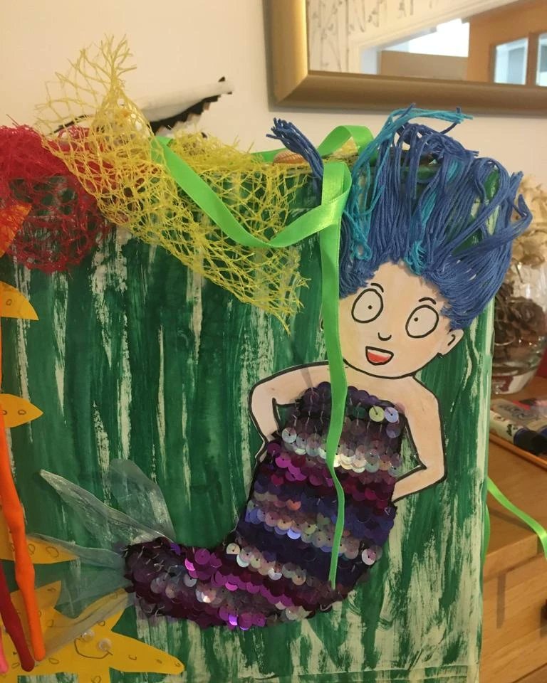 RachelEast18's tweet image. #WorldBookDay #oliverandtheseawigs CLIFF the rambling Isle from the fantastic book Oliver and the Seawigs. We had great fun making the costume. @jabberworks