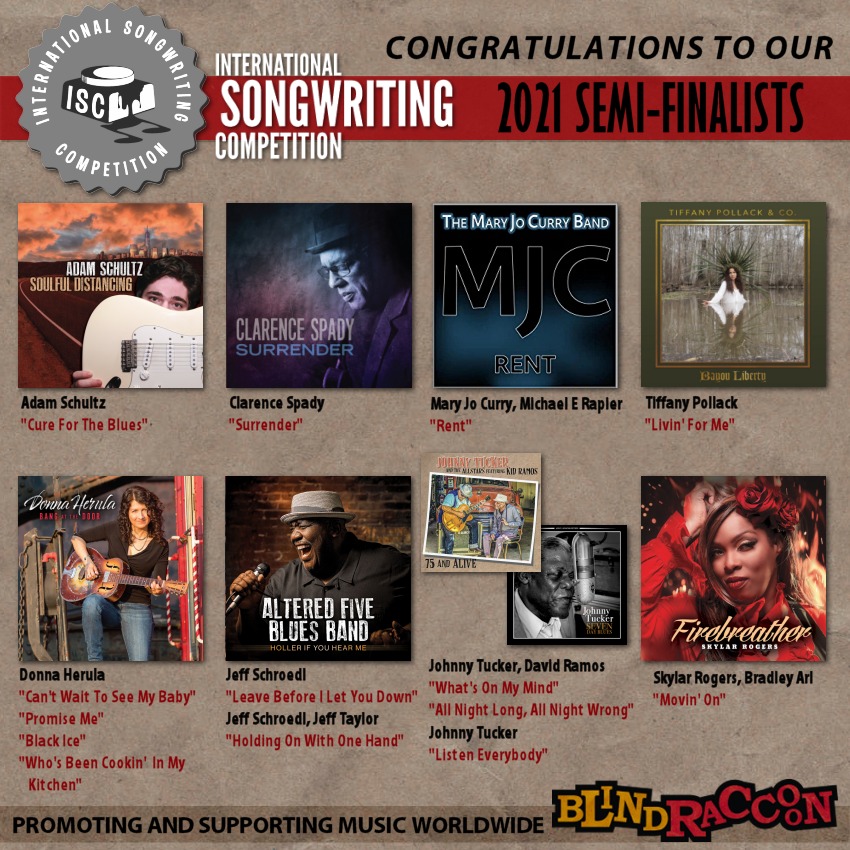 Really happy that four of my songs are semi finalists in the ISC along with other artists from Blind Raccoon! Here's the album link: blind-raccoon.lnk.to/Bangatthedoor  #Acousticblues, #Blues, #Resonator, #Resonatorguitar,  #bluesguitar,