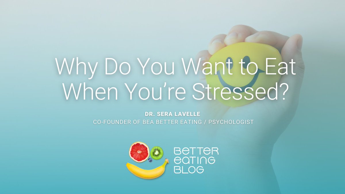 BeaBetterEating's tweet photo. Check out our latest blog post by Bea's cofounder, Dr. Sera Lavelle! Find out why we turn to food when stressed and make sure to sign up for our newsletter at https://t.co/SKdATjDsLR: https://t.co/50QZSB1FLY

#beabettereating #mindfulmoments #blog #bodyneutrality https://t.co/21LWI9Dnet