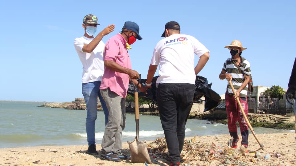#GuardinesdelArbol/ municipio Mara se movilizó en el despliegue de saneamiento Ambiental en el municipio insular Almirante Padilla #isladesancarlos logrando la recolección de todo los desechos sólidos en las orillas del mar para garantizar a los visitantes un ambiente agradable