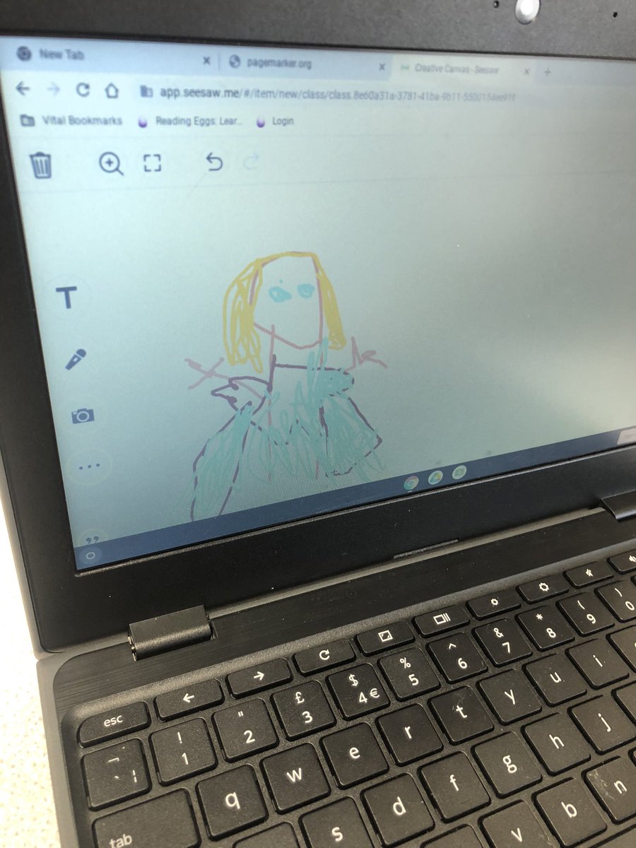 LakesideYork's tweet image. Team Sycamore used @Seesaw today to draw our favourite book characters. We then had to try and guess who everybody had picked! #LakeComputing #WorldBookDay