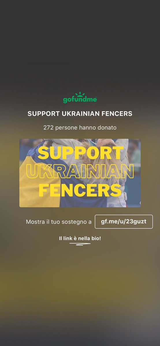 Let’s help our fellow Ukrainian fencers 💛💙
gofund.me/9fea507c