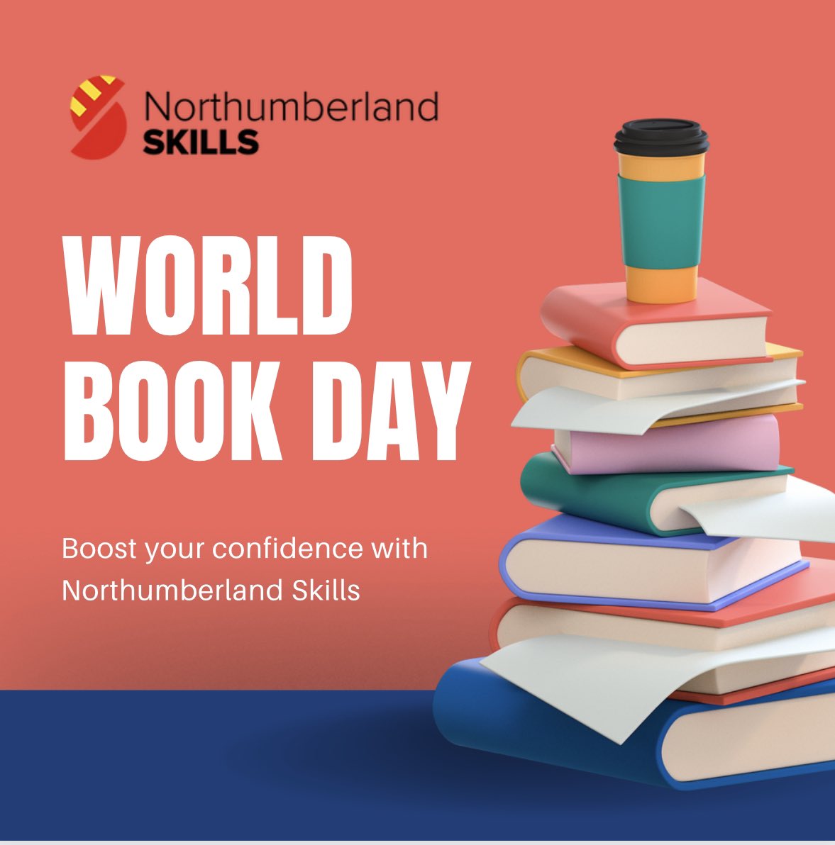 Happy #WorldBookDay! We have a wide range of courses designed to boost your confidence and skills, including English and other functional skills programmes.

Email learn@northumberland.gov.uk or visit northumberlandskills.co.uk for more information
#Northumberland #LearnDiscoverGrow