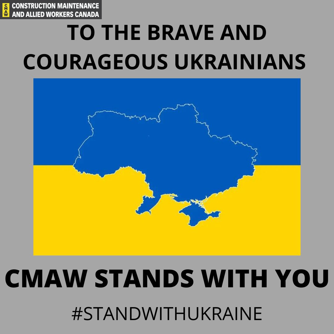 CMAWunion's tweet photo. #CMAW #CMAWStrong #BWI #Ukraine #StandwithUkraine #EFBWW https://t.co/U31TlNhJvB