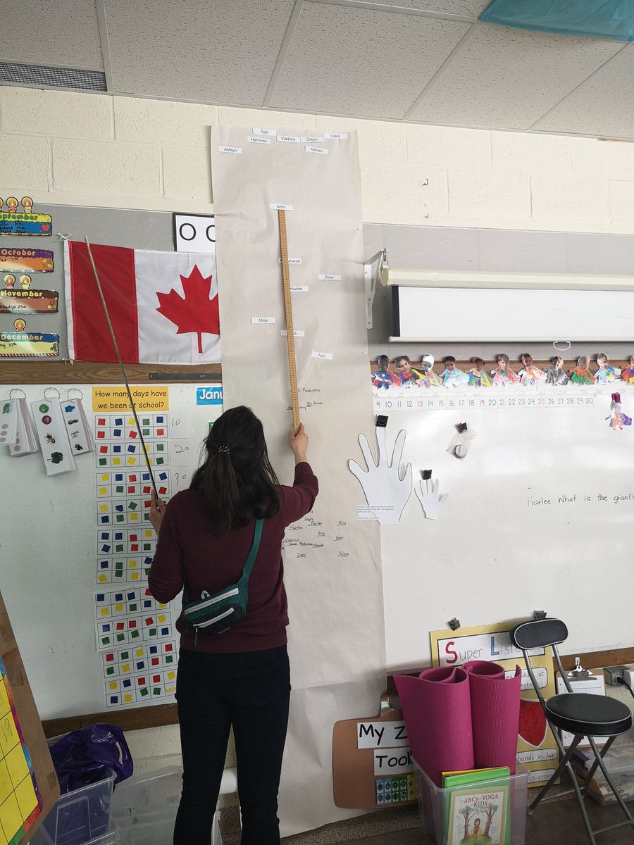 Our students are trying to figure out how big the giant is who left this big handprint! <a href="/raven_LDSB/">Ms. Raven's Class</a> <a href="/LordStrath_LDSB/">Lord Strathcona PS</a>