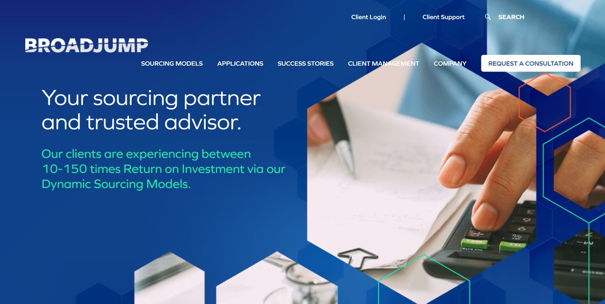 BroadJumpLLC's tweet photo. Secure best available market pricing on an ongoing basis with BroadJump's dynamic sourcing models >> https://t.co/sdIuLnuZdt https://t.co/6fkTfRheUN
