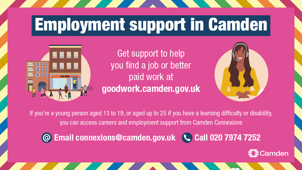 Camden Council on Twitter "Finding a new job or better paid work can