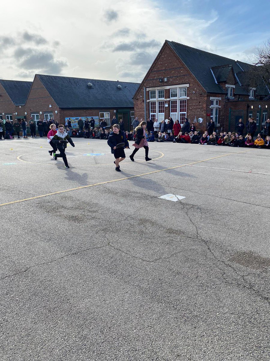MPPS_Class7's tweet photo. We loved the pancake day races 🥞 thank you to all the parents and spectators who joined us! #pancakeday #primaryed #primaryschool https://t.co/WGe8LaWjKk