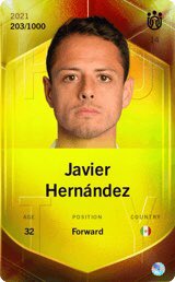 Any of you glorious bastards want a Special Edition Chicarito Hernandez Sorare…
