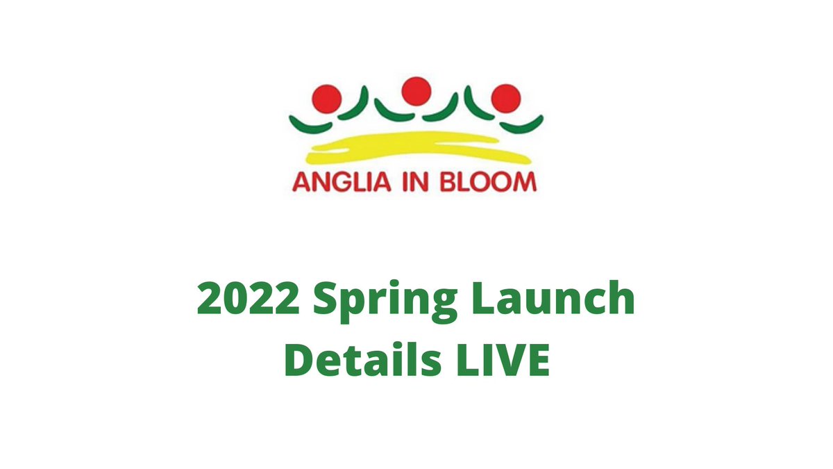 🌺ANGLIA IN BLOOM SPRING LAUNCH 2022🌺

24th March at RHS Hyde Hall, Essex

Learn about Anglia in Bloom 2022 and get information about grants available and hints and tips about preparing for your judges’ tour

Booking info:
angliainbloom.co.uk/2022-spring-la…
