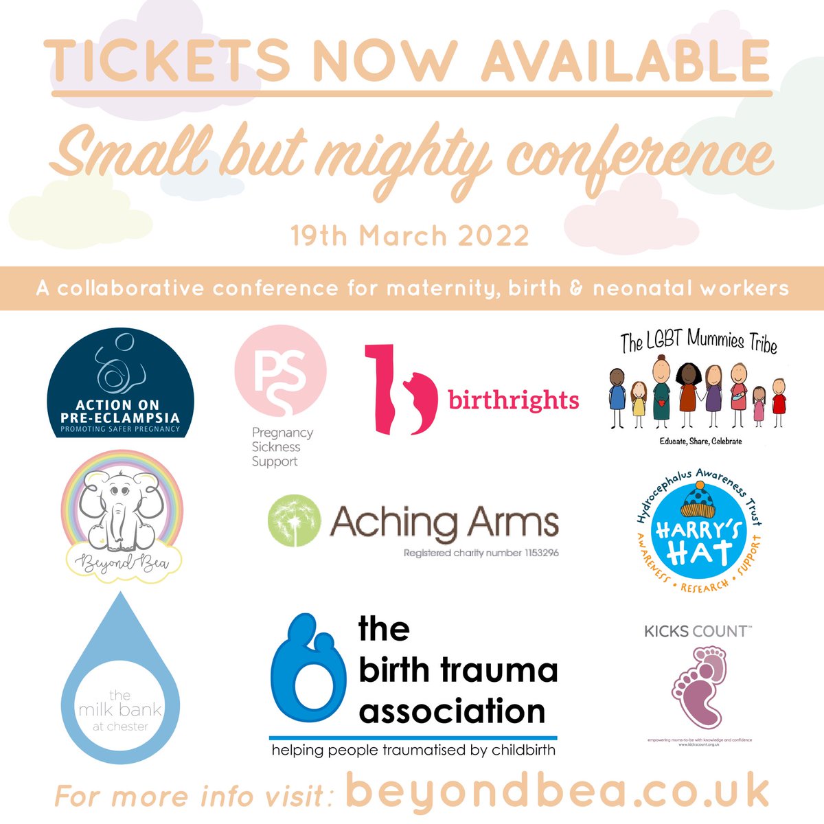There's not long till <a href="/BeyondBea1/">Beyond Bea</a>'s small but mighty conference! The conference is held as a collaborative event enabling accessible training and information to students and health professionals and the wider community. 

Get your tickets below ⬇️
beyondbea.co.uk