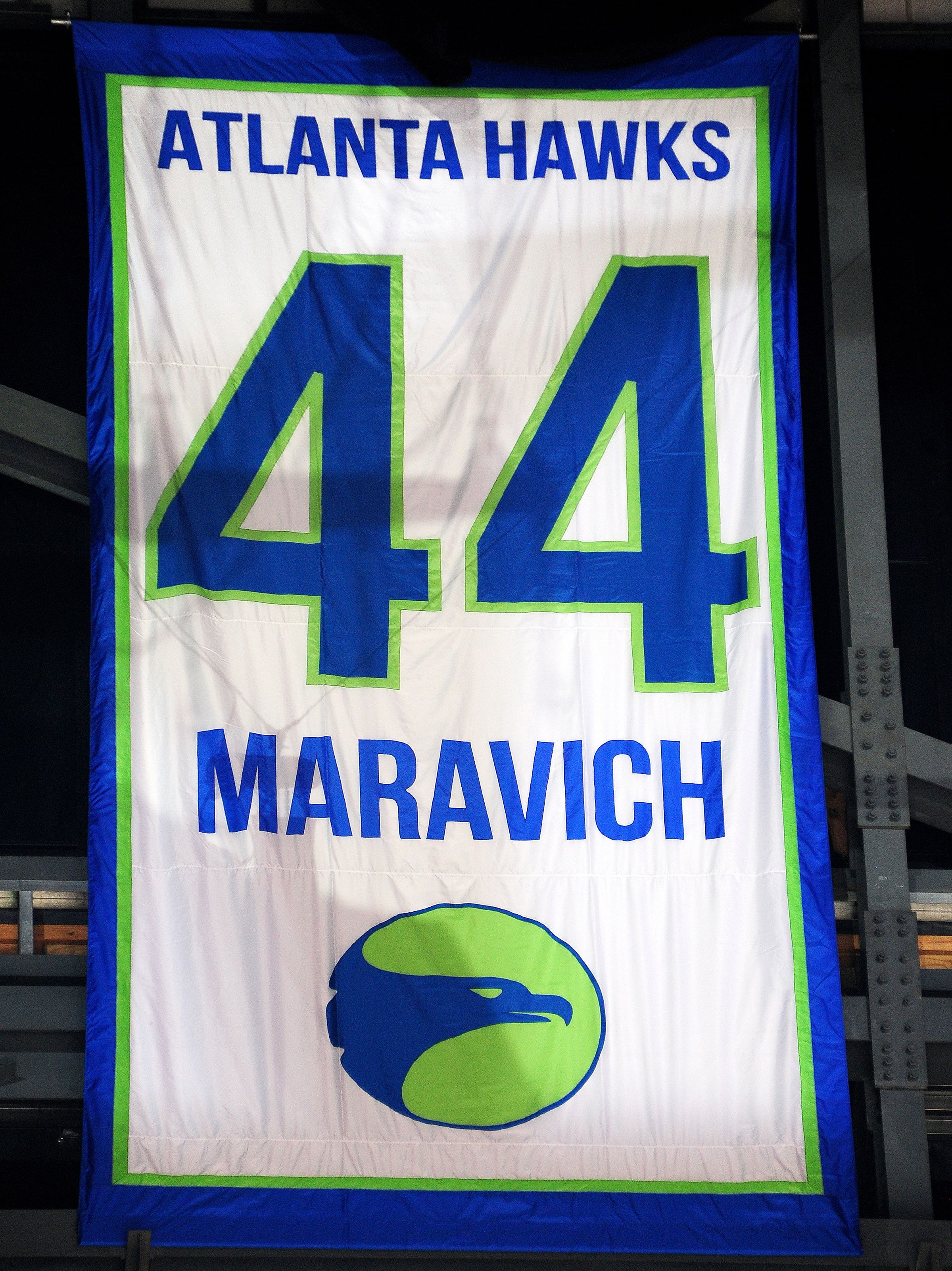 Atlanta Hawks to retire No. 44 of Pete Maravich