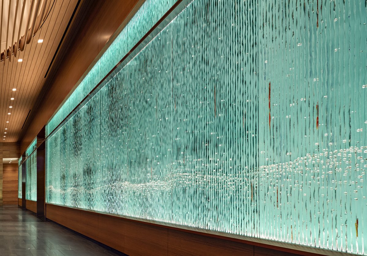 DudaPaine's tweet image. Colorado Tower, with its location on a prominent corner in downtown Austin, presents a unique opportunity for art and architecture to come together. #AustinArchitecture #officelobby #artandarchitecture