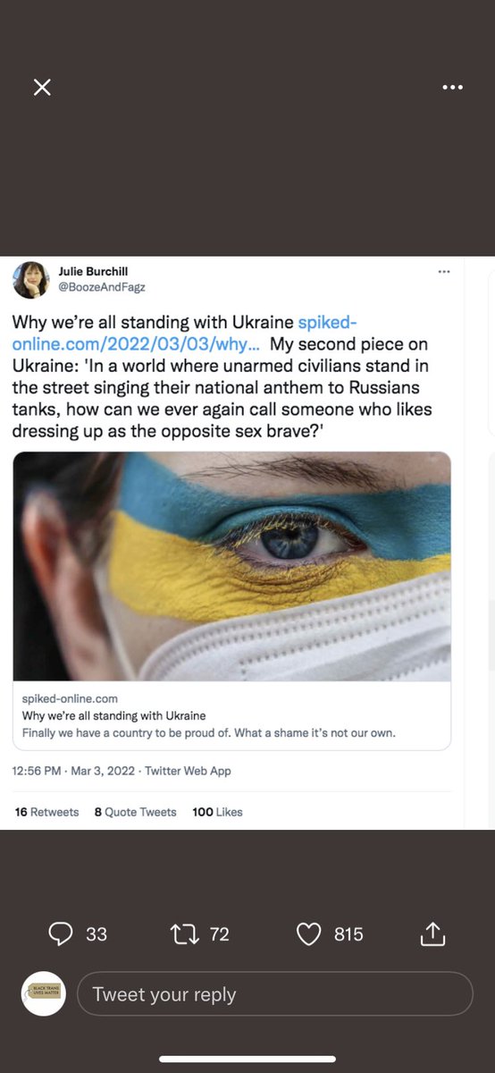 OMFG JULIE BURCHILL JUST MADE UKRAINE ABOUT TRANS PEOPLE WTAF
