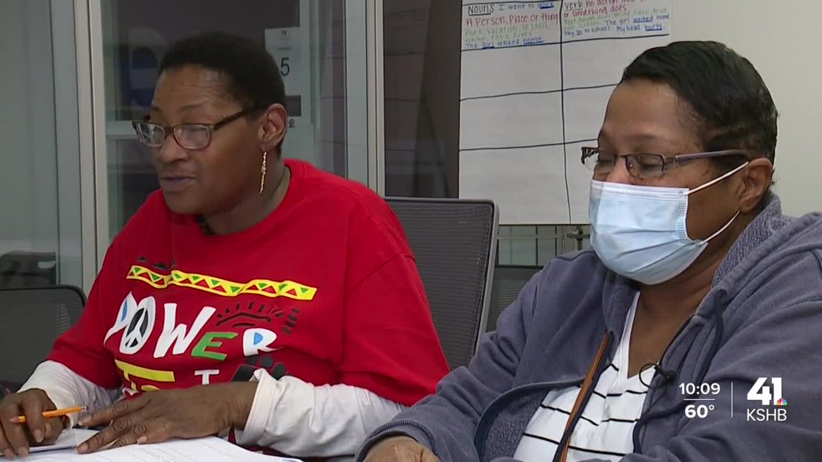 LiteracyKC's tweet photo. Did you catch us on the 10 PM KSHB news last night? A huge thanks to our new friends @DanCohenTV & Darrius for visiting our Troost office and sharing our students' stories. If you missed the story, you can check it out here: https://t.co/cGduY54i3f
#literacykc #literacyforall https://t.co/cc66Re9xKm