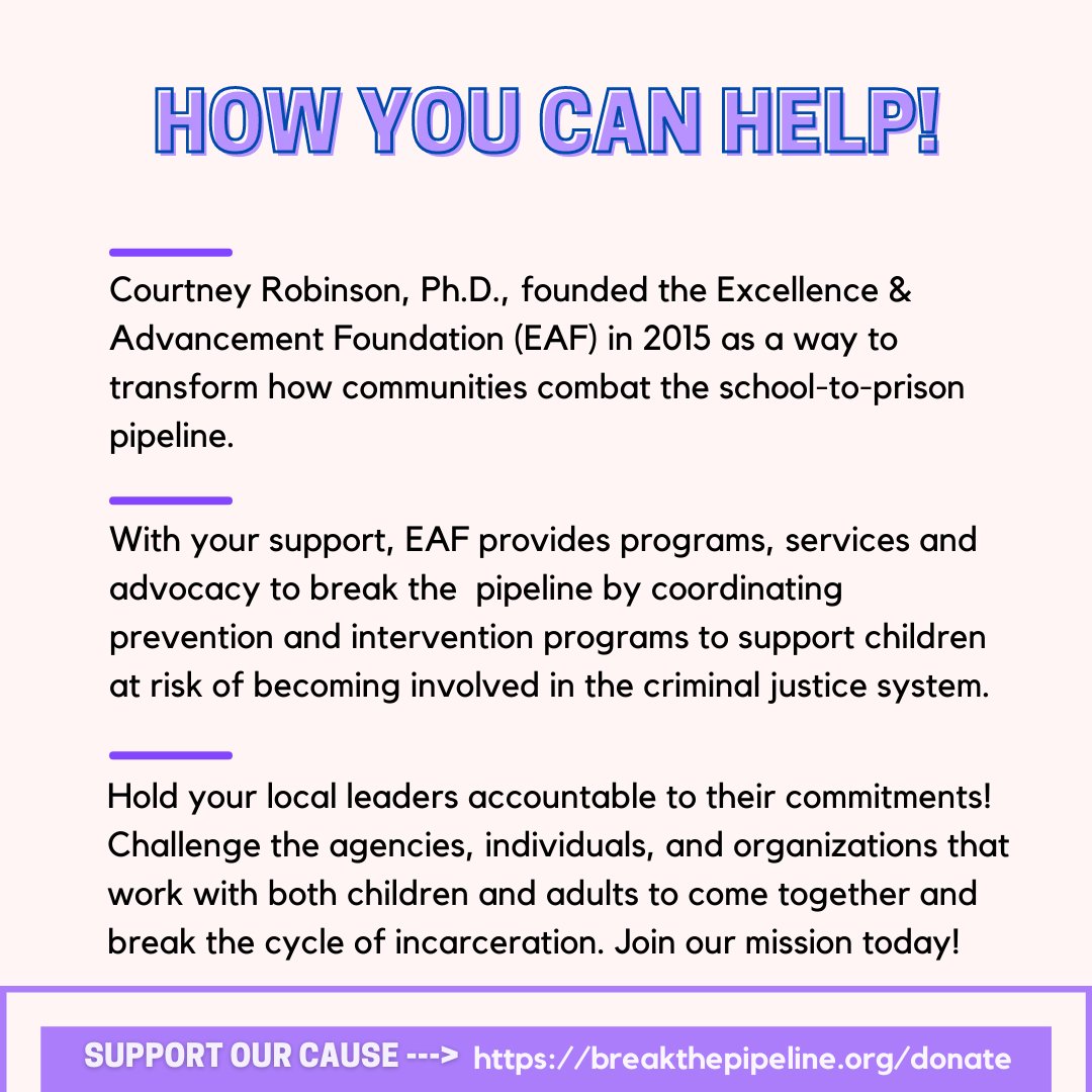 EAFconnect's tweet photo. ICYMI: We're on a mission to #breakthepipeline in Austin and beyond! And your support enables us to keep working to eradicate the #schooltoprisonpipeline. To support children at risk of becoming involved in the criminal justice system, visit https://t.co/JjZwSjlsuL today.✊🏻✊🏼✊🏽✊🏿 https://t.co/6K8RmCVpak