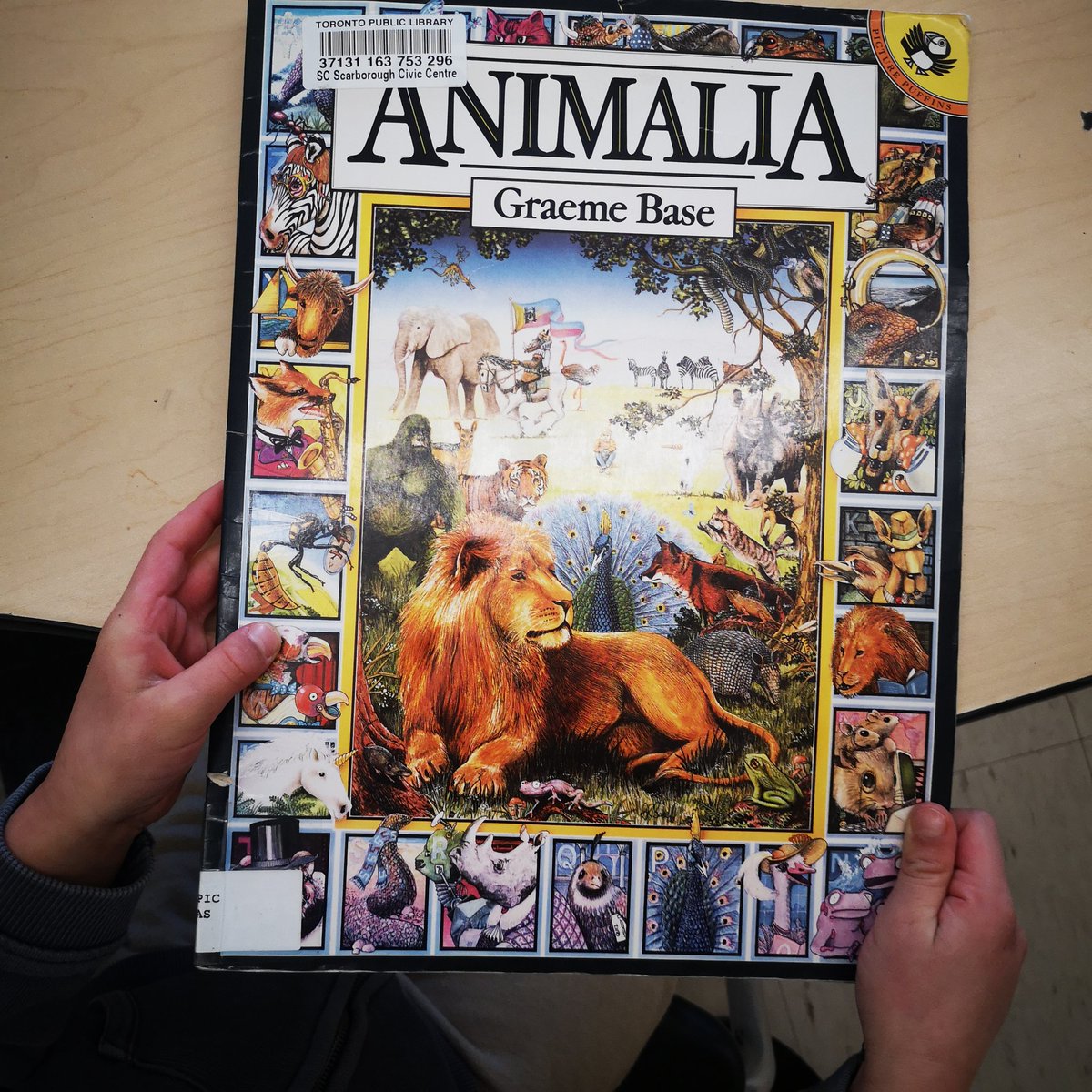 MsGiovannaSalas's tweet photo. We are learning about the letter Rr, with a great book Animalia by #GraemeBase and with some games too. #literacy in #kindergarten https://t.co/TMPsovCeIO