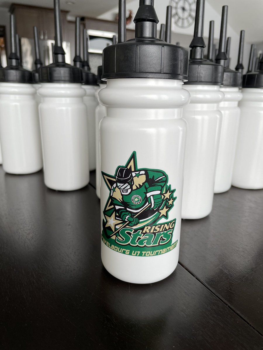 Nothing like fresh tournament giveaways! #hockey #HockeyIsForEveryone #swag