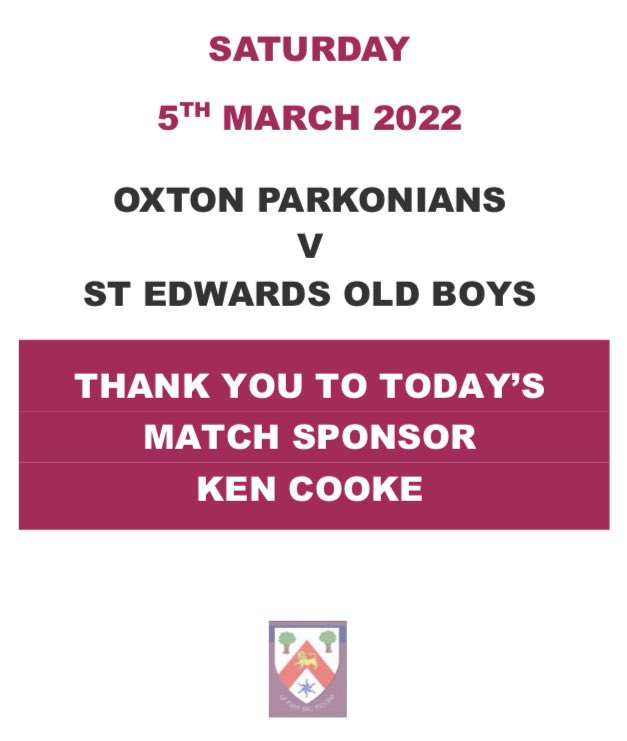 OldParkonians's tweet photo. This weekend we take on @seob_rufc at Holm Lane. Please note the kick off time is now 3pm!

Many thanks this week to our sponsors: https://t.co/YGoTx0v2yT