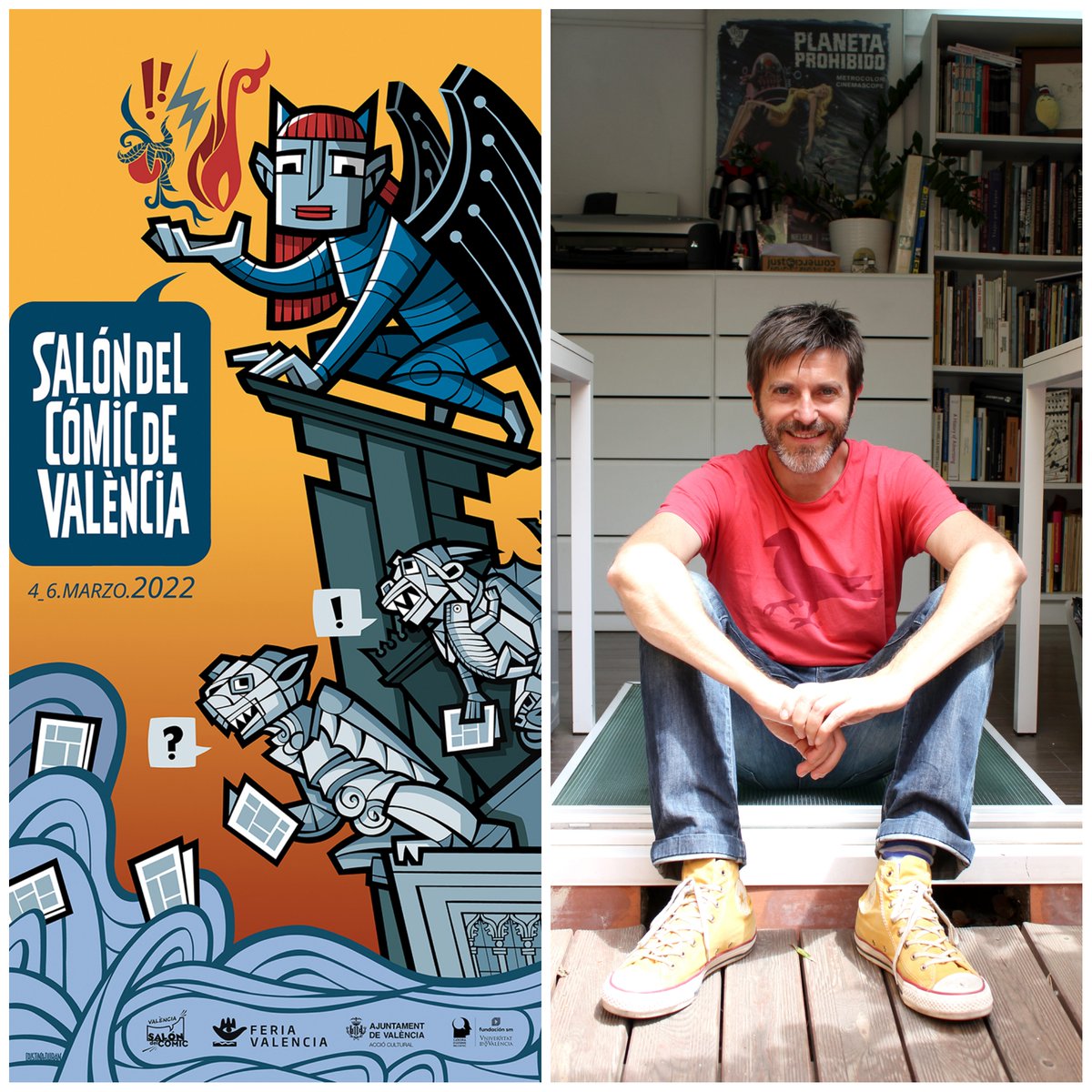 eccediciones's tweet photo. ¡@paco_roca firmará ejemplares de #BatmanElMundo este sábado 5 de marzo en el @SalonComicVlc! La historia del autor para esta antología también ocupará un lugar destacado en el evento, a través de una exposición que se ubicará junto a nuestro stand: https://t.co/IFZhReFhF7 https://t.co/jGAyeWngfq