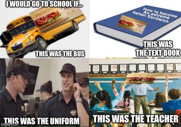 BenNicholson23's tweet photo. I think we can all agree this would encourage kids to go to school more, donβt you? @TimHortons #BringBackExtremeItalian #ChildhoodEducation https://t.co/2evpKiKaO9