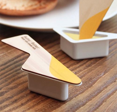IvyDesignBlog's tweet image. &quot;This single serving butter that’s seal is also a knife.&quot;

follow &amp;amp; retweet for more posts :)  #design #art