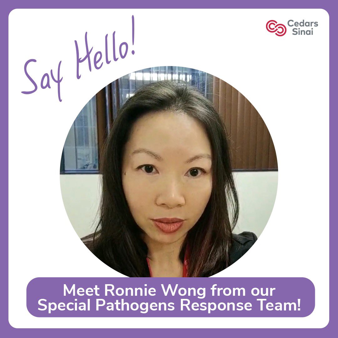 CedarsSinai on Twitter "Ronnie Wong, research grant specialist on our