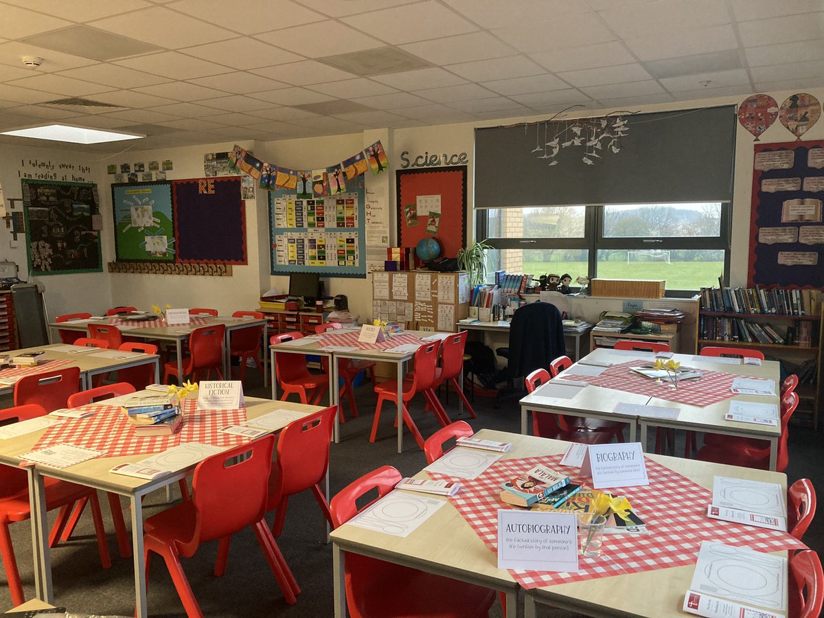 MissTray2's tweet photo. What a day! Such fantastic conversations and excitement around exploring new texts! #WorldBookDay https://t.co/kGt33h3jTj