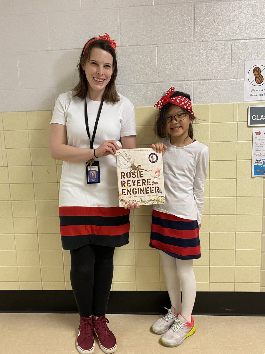 MosaicES_STEAM's tweet image. Happy Read Across America Day! I found another Rosie Revere! @andreabeaty #iteachsteam #rosierevere #ReadAcrossAmericaDay