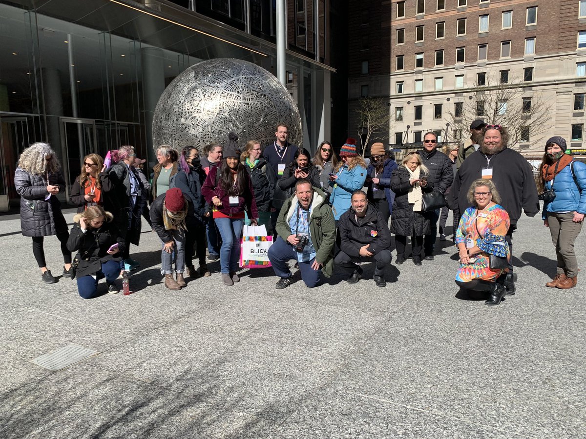 TanyaAvrith's tweet photo. So excited to kick the NYC #AdobeEduCreative #artedtech photo walk #NAEA22 with these amazing creatives ! https://t.co/MOXUpGhjYR