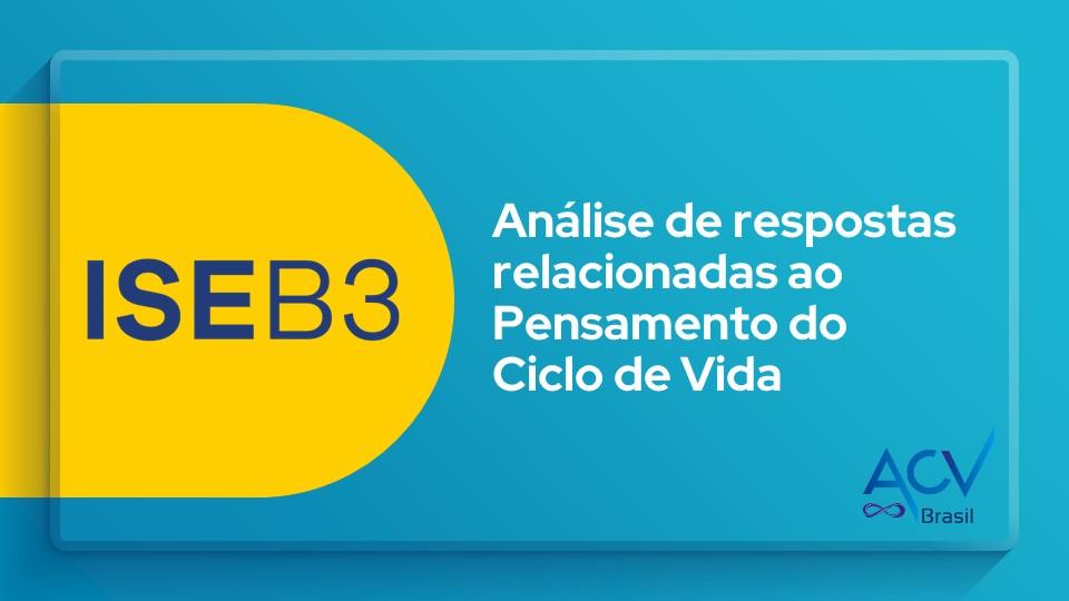 Respostas das companhias selecionadas para a carteira 2022 do ISE B3 demonstram maior maturidade na adoção de mecanismos de gestão do ciclo de vida. Leia o artigo completo: acvbrasil.com.br/artigo/analise…
<a href="/B3_Oficial/">B3</a> #sustentabilidade #meioambiente #acv
