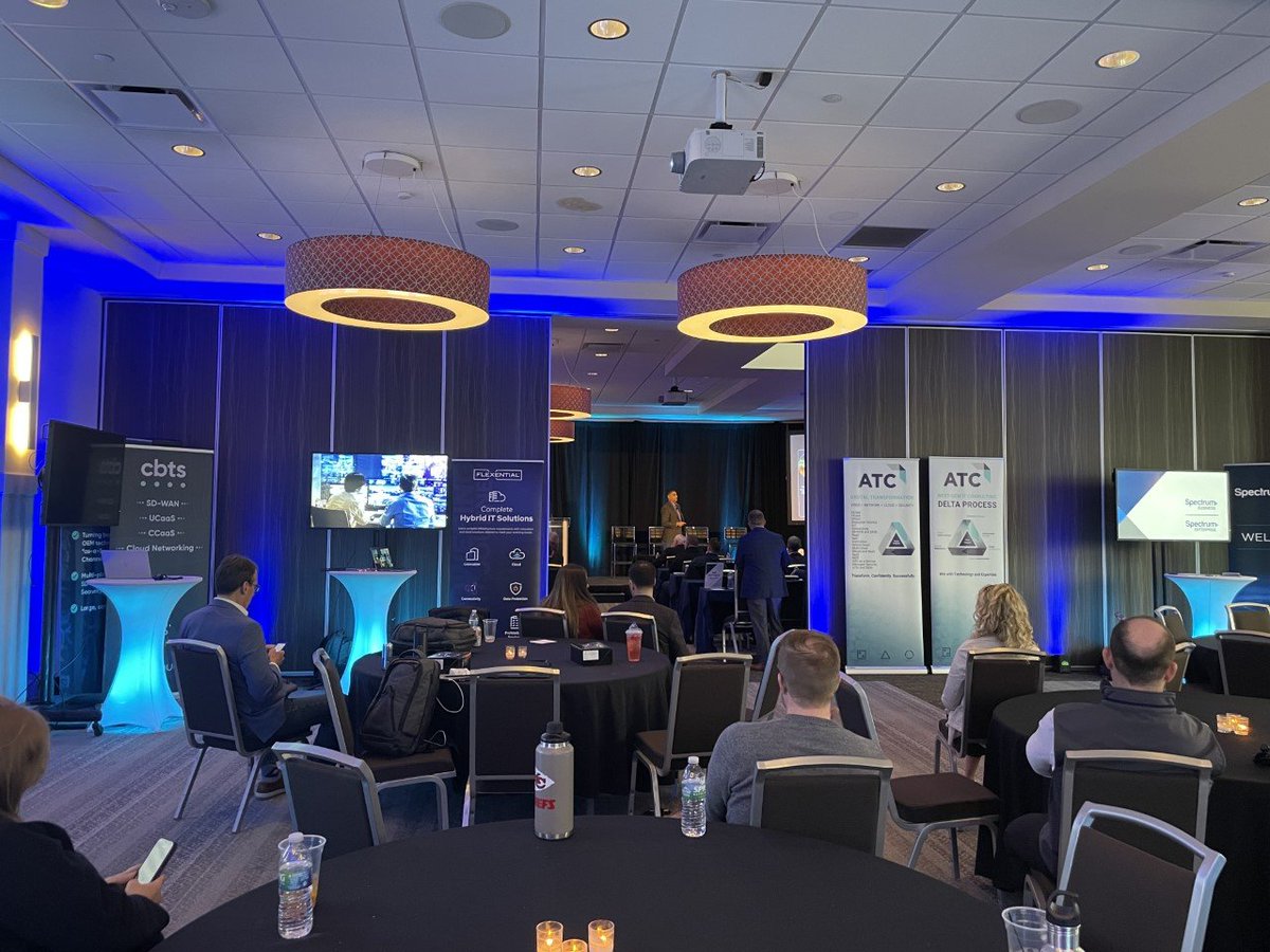 atc_technology's tweet image. An awesome start to the ATC Tech Summit! We are looking forward to the afternoon sessions after some rockin&apos; morning presentations. Thank you to all our sponsors and amazing attendees for making today successful. #voicenetworkcloudsecurity #ATCTechSummit #BuildingtheFutureofIT