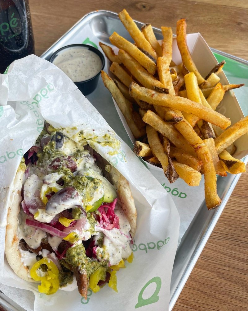 Hot off the press🗞 Agapé Mediterranean's newest location is officially open! If you are in the mood for falafel, stuffed grape leaves, and all things topped with feta, check them out pronto! 🔥

📸: Yelp Elite Gus W.