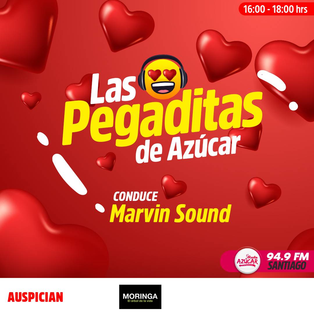 Solo temazos para endulzar la tarde, aquí 👇🤣

En #laspegaditasdeAzúcar com @marvinsoundd en todas las frecuencias, App y radioazucar.cl
.
📱Teléfono WhatsApp +56963756000
📡 Teléfono satelital 227976880
.
#chile #moringa #radioazucarfm #radio #musica #fm
