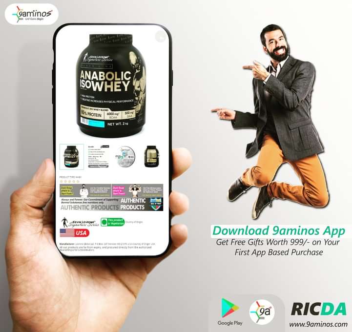 9Aminos's tweet photo. Download 9aminos App and get best deals on Nutraceuticals and get gifts upto 999/- free on your first App based purchase.
9aminos Google Playstore Link in bio.
Visit https://t.co/n9d9KhFr5m
#9aminos #9aminosnutrition #wheygold #healthylifestyle #9aminosapp #fitindia #fitness https://t.co/hloGEqrLFn