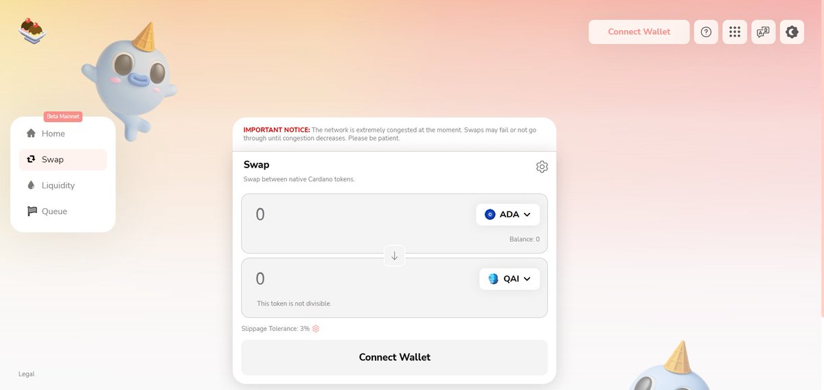ADA/QAI Pair has officially been listed on Sundae Swap!

exchange.sundaeswap.finance/#/swap?swap_fr…