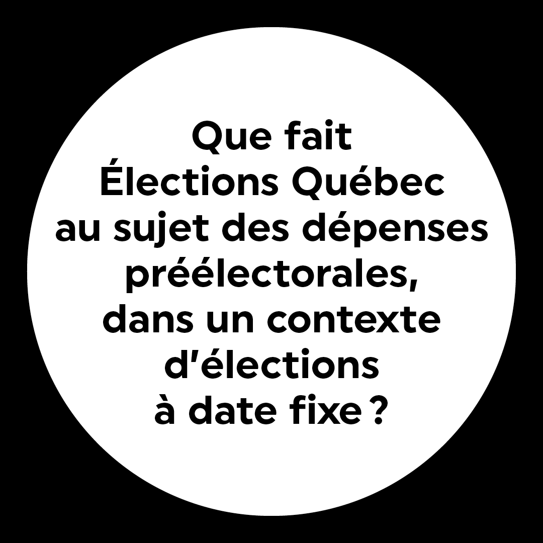 Elections Quebec La Loi N Encadre Pas Les Depenses Preelectorales Mais Nous Les Etudions Afin De Nous Assurer Qu Elles Ne Nuisent Pas A L Equite Ni A La Transparence Pour En Savoir Elections Quebec La Loi N Encadre Pas Les Depenses Preelectorales Mais Nous Les Etudions Afin De Nous Assurer Qu Elles Ne Nuisent Pas A L Equite Ni A La Transparence Pour En Savoir
