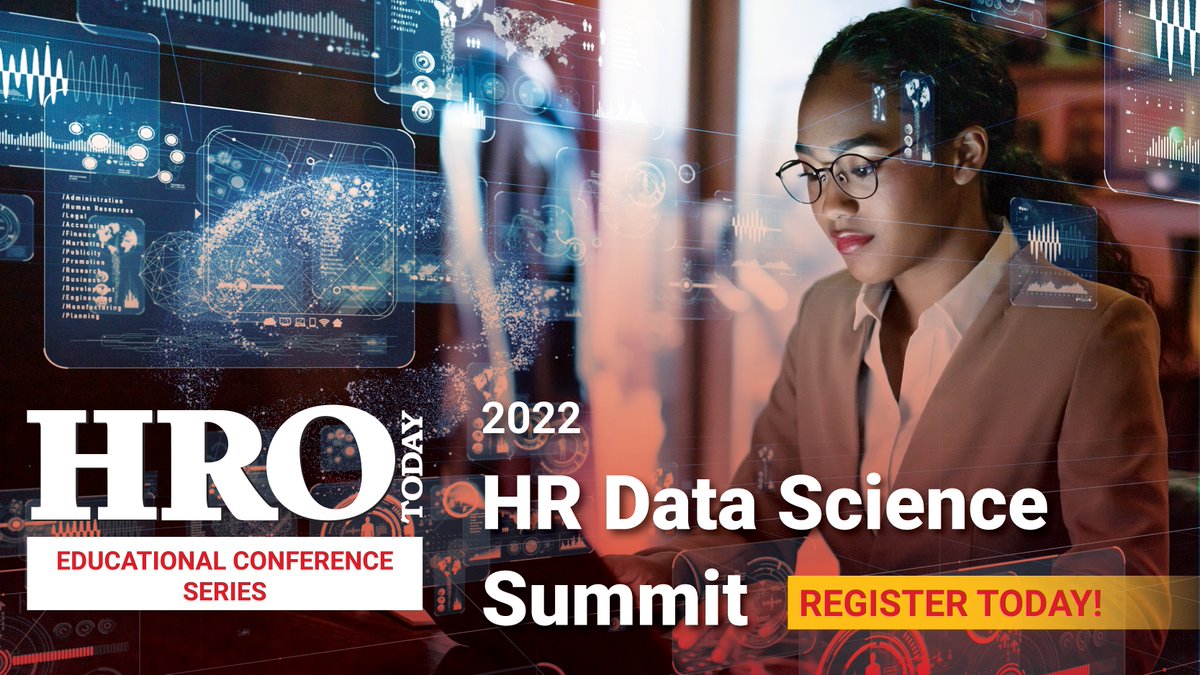 HRO Today’s #HR #DataScience Summit will provide examples of how advanced #PeopleAnalytics can be effective in optimizing a variety of organizational processes, from #Recruiting to #Engagement to #TalentManagement and #WorkforcePlanning.  bit.ly/3MnrZpS