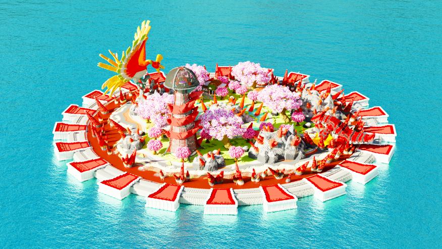 PixelPrime_'s tweet image. Arène Dragon 🐉 + Spawn 🏠