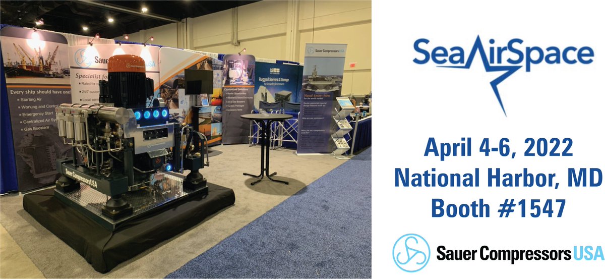 Sea Air and Space is coming up quickly! We are excited to see everyone again. Make sure to stop by and see us at Booth #1547!