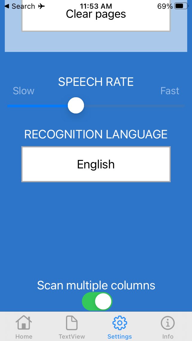 New Texie version 6.4, scan columns using a custom best fit algorithm, so may not work well for all formats.
4 Landscape mode - rotate until buttons appear on top. shorturl.at/cuJOP
#iOS #scan #OCR #TTS #literacy #read #education #speech #learn #edtech #AI #tech #free