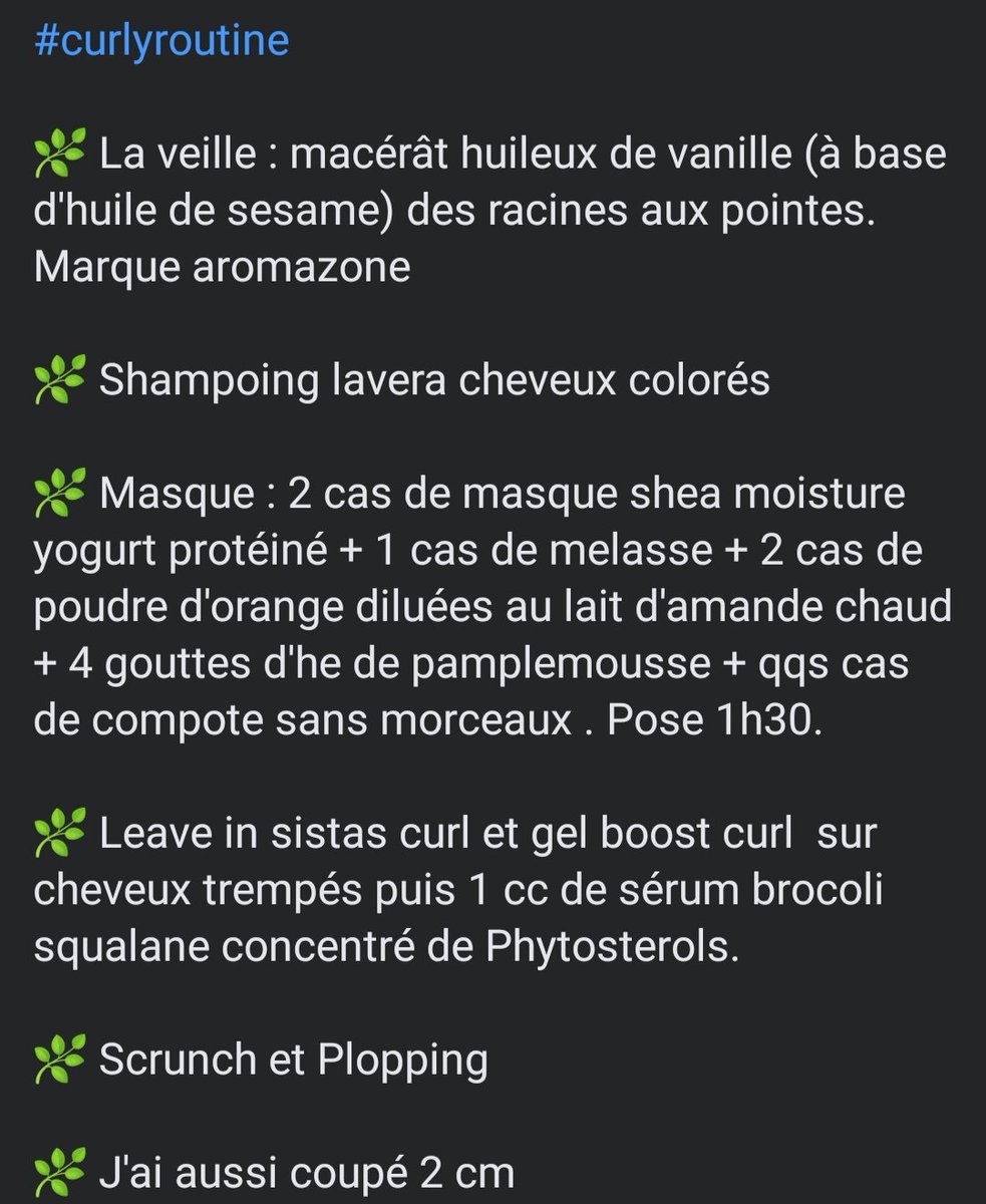 PtiteBouclettes's tweet image. #curlyroutine