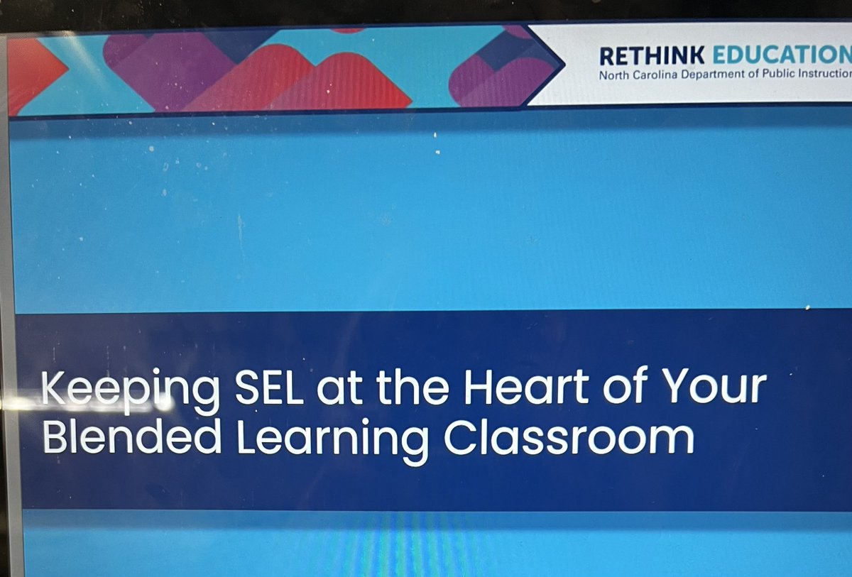 Enjoyed participating in blended learning SEL activities that I can’t wait to take back to @eastcarymiddle #NCTIES22