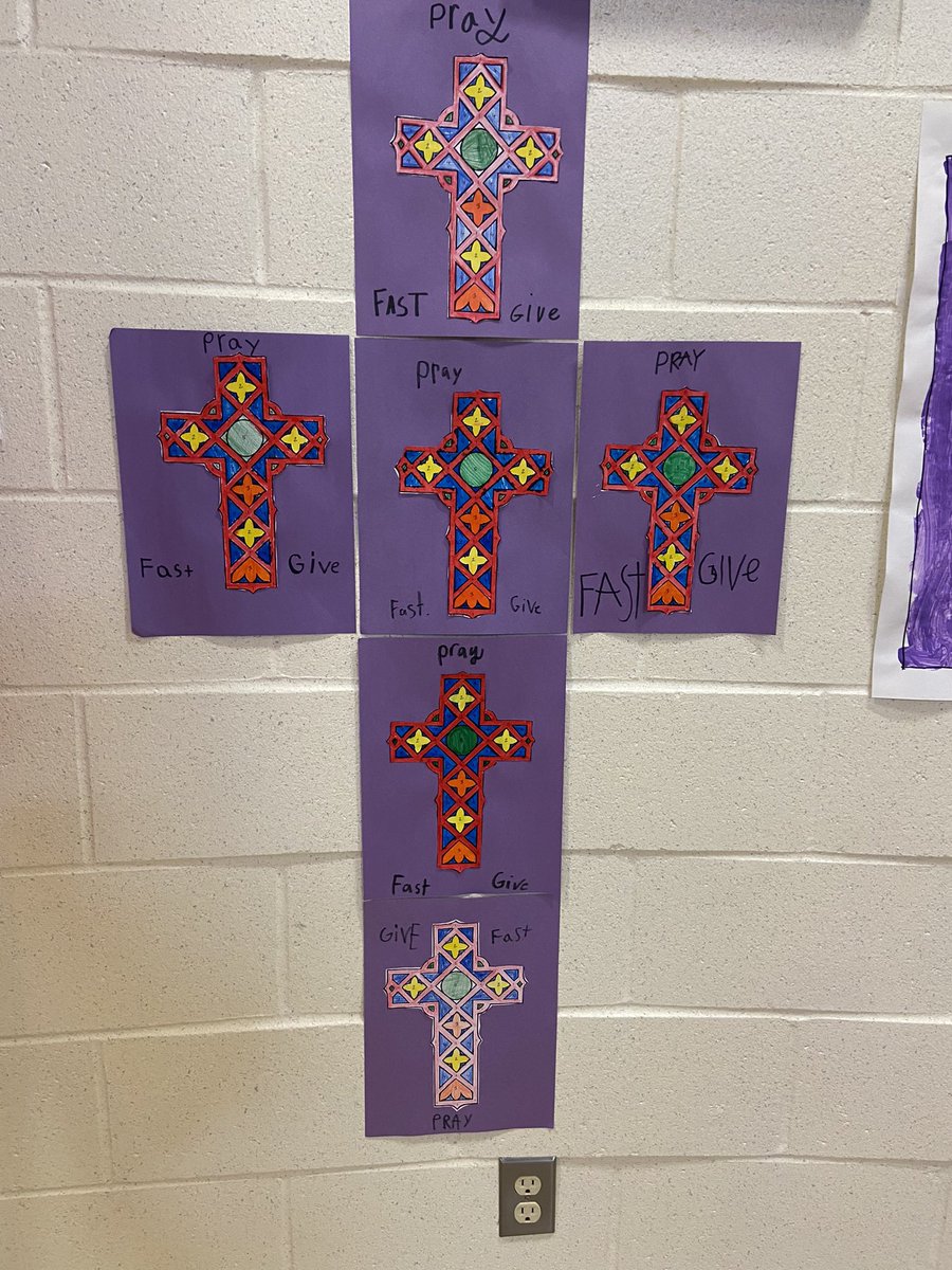 SFARCCDSB's tweet photo. @SFARCCDSB our Lenten Journey has begun.  We have 40 days to prepare our hearts for Easter. Fast, Pray, Give. @RCCDSB https://t.co/gslcxCBXbE