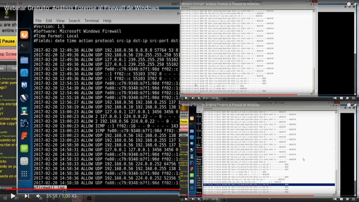 Alonso_ReYDeS's tweet image. El Webinar Gratuito: &quot;Análisis Forense al Firewall de Windows&quot; está disponible en video. #hacking #cybersecurity #redteam #osint #forensics 🌞 reydes.com/d/?q=videos_20…